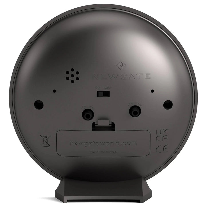 Newgate Pacific Domed Glass Retro Alarm Clock Graphite 13cm NG-ALMPAC13MGR 7
