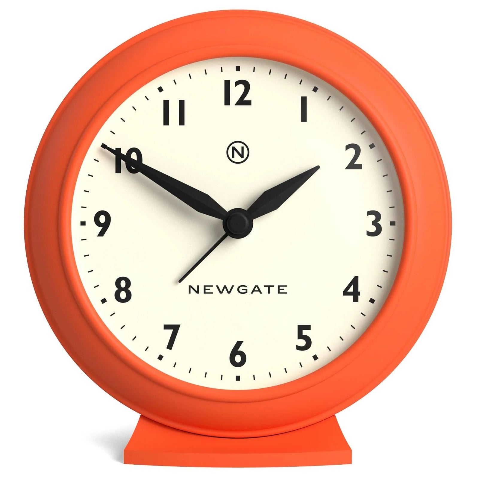 Newgate Pacific Domed Glass Retro Alarm Clock Orange 13cm NG-ALMPAC13PO 1