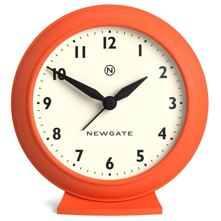Newgate Pacific Domed Glass Retro Alarm Clock Orange 13cm NG-ALMPAC13PO 1