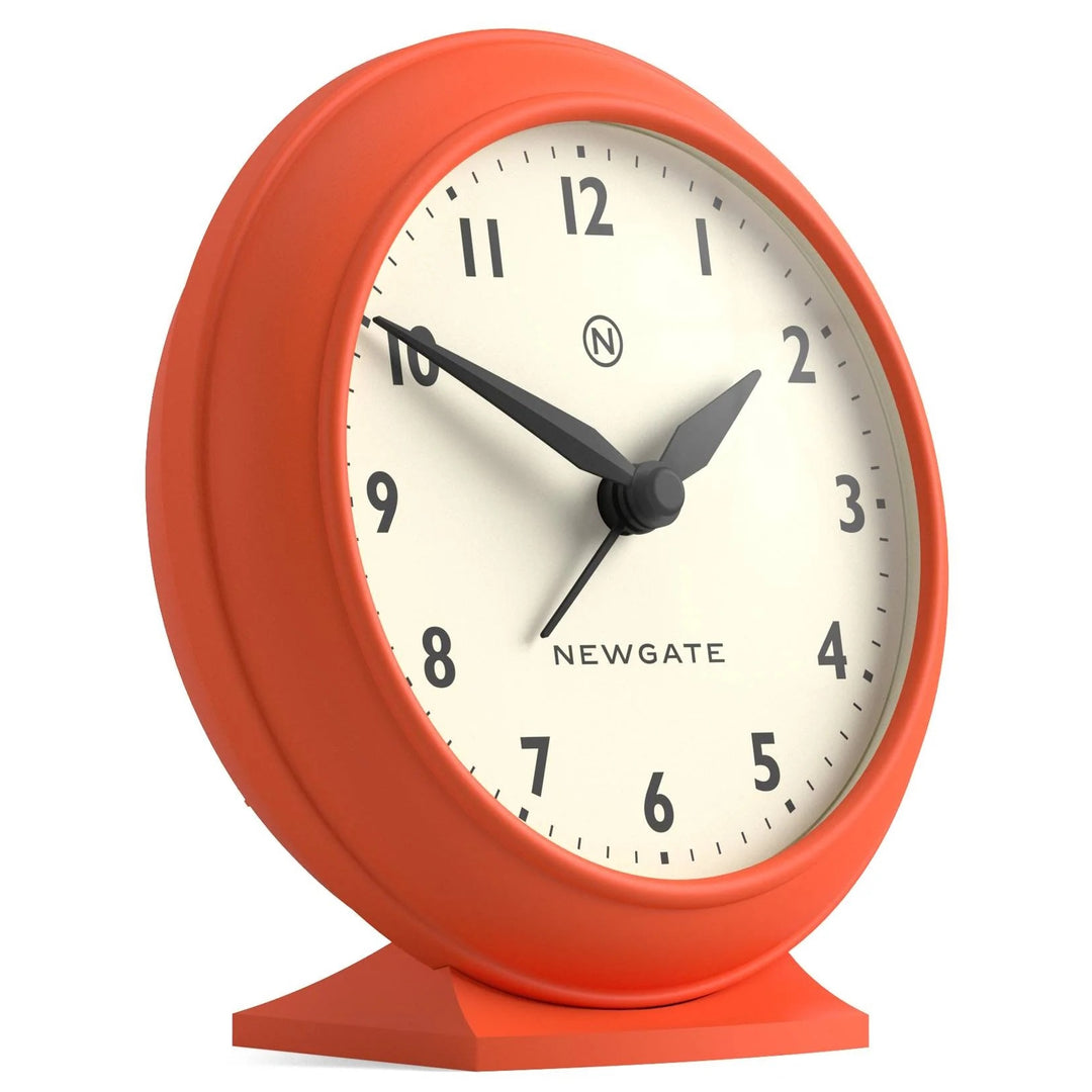 Newgate Pacific Domed Glass Retro Alarm Clock Orange 13cm NG-ALMPAC13PO 2