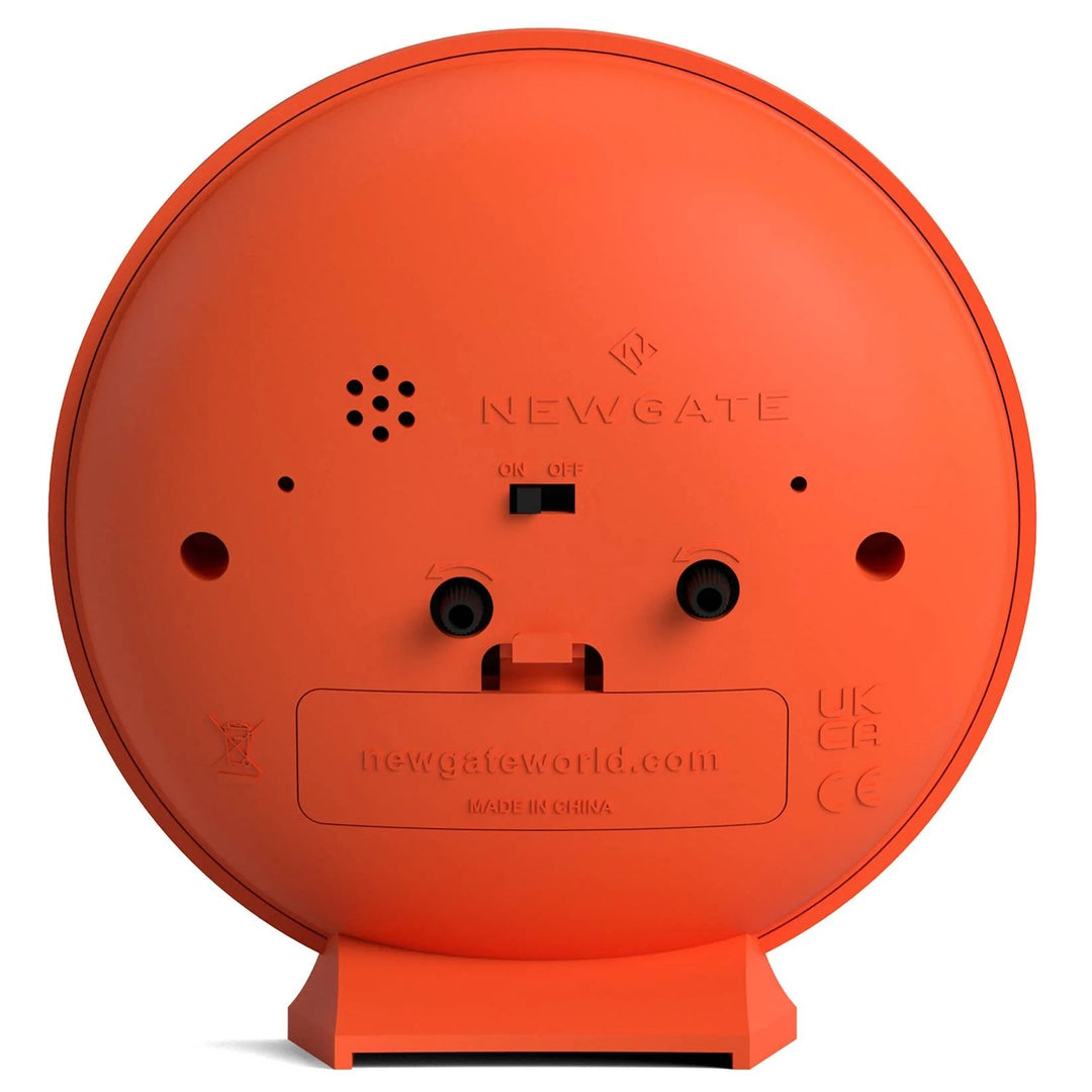 Newgate Pacific Domed Glass Retro Alarm Clock Orange 13cm NG-ALMPAC13PO 7