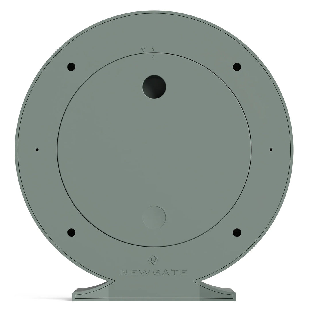 Newgate Q Minimalist Round Mantel Clock Asparagus Green 21cm NG-MANQ371ASG 7