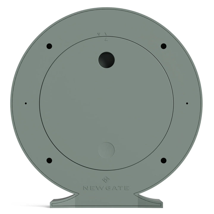 Newgate Q Minimalist Round Mantel Clock Asparagus Green 21cm NG-MANQ371ASG 7