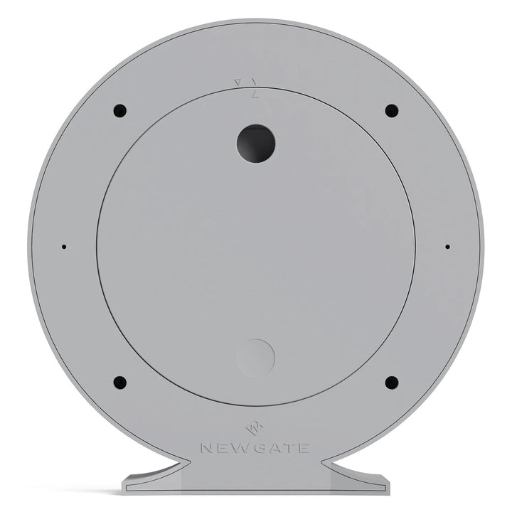 Newgate Q Minimalist Round Metallic Mantel Clock Clockwork Grey 21cm NG-MANQ371CGY 7