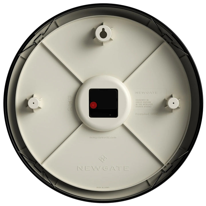 Newgate Spitalfields Metal Roman Numeral Glass Wall Clock Black 40cm NG-SPIT16K 7