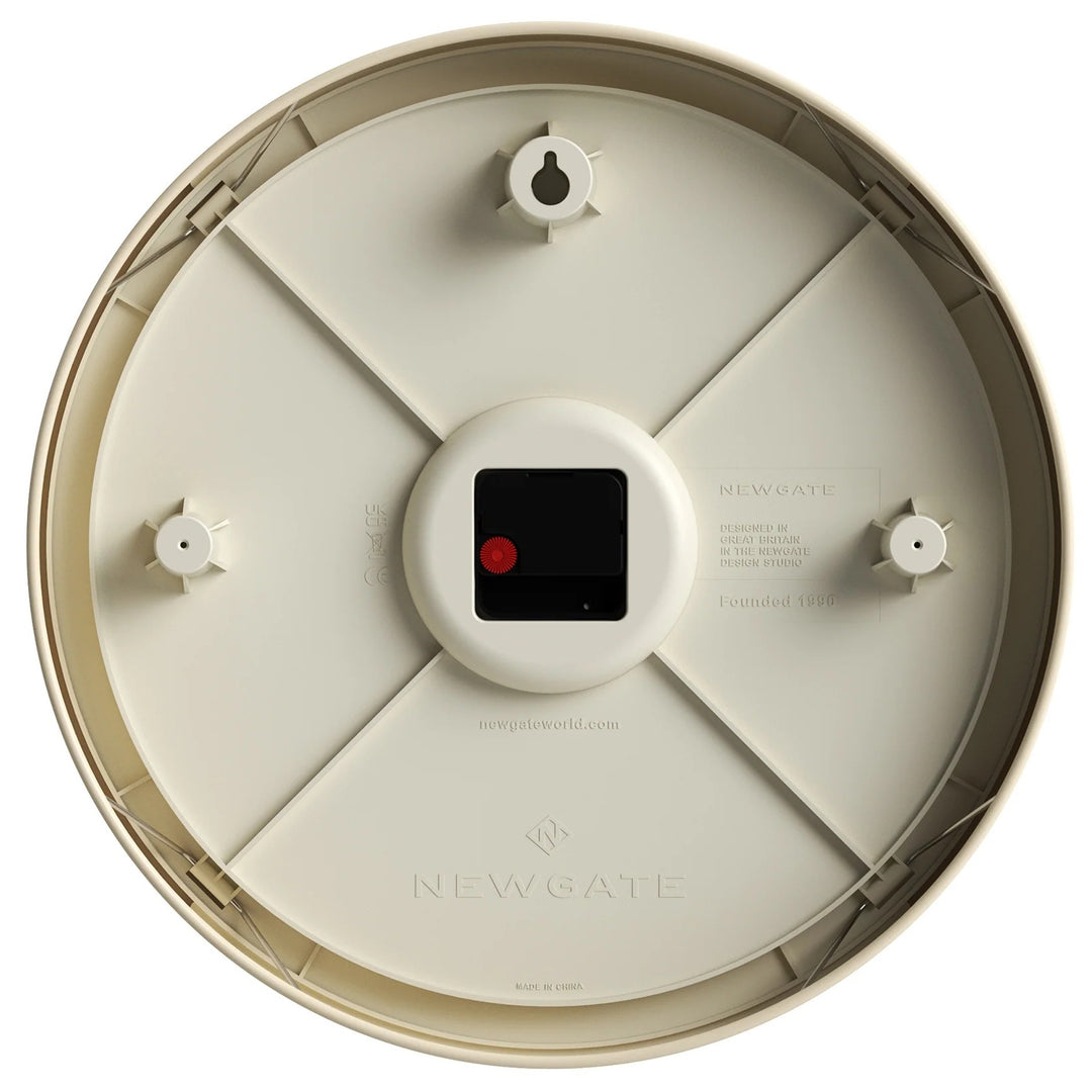 Newgate Spitalfields Metal Roman Numeral Glass Wall Clock Cream 40cm NG-SPIT16VC 7