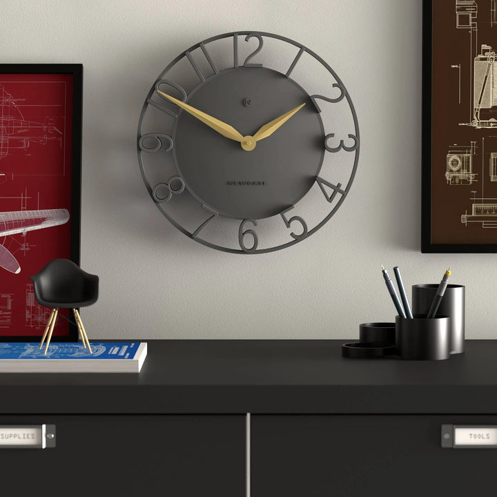 Newgate Time Traveller Open Skeleton Wall Clock Blizzard Grey 35cm NG-TIMET-BGY 3