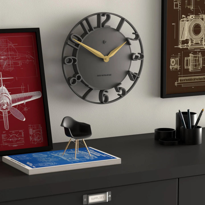 Newgate Time Traveller Open Skeleton Wall Clock Blizzard Grey 35cm NG-TIMET-BGY 4