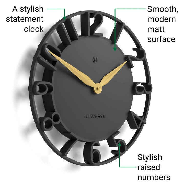 Newgate Time Traveller Open Skeleton Wall Clock Blizzard Grey 35cm NG-TIMET-BGY 5