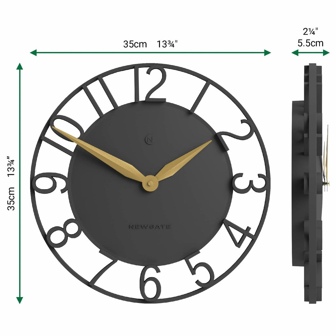 Newgate Time Traveller Open Skeleton Wall Clock Blizzard Grey 35cm NG-TIMET-BGY 6