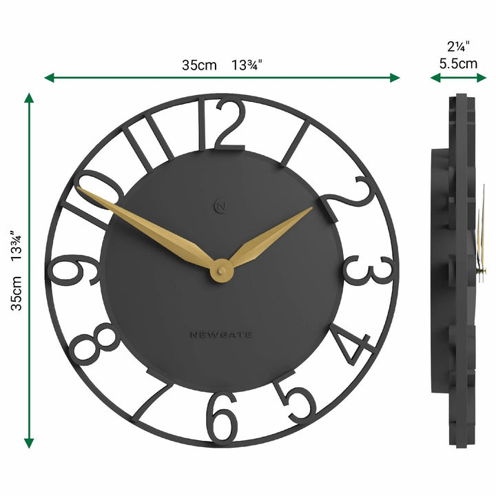 Newgate Time Traveller Open Skeleton Wall Clock Blizzard Grey 35cm NG-TIMET-BGY 6