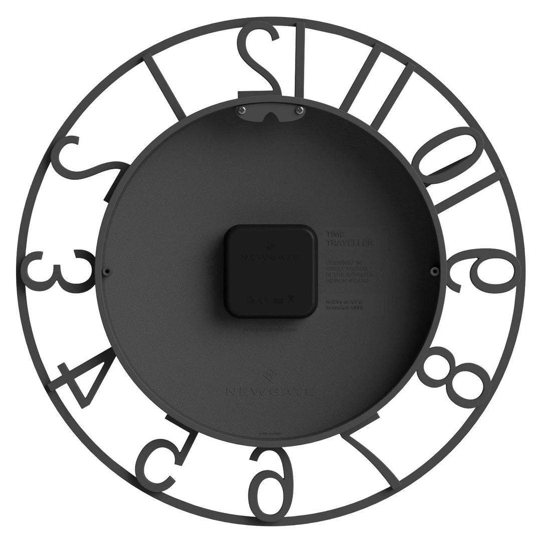 Newgate Time Traveller Open Skeleton Wall Clock Blizzard Grey 35cm NG-TIMET-BGY 7