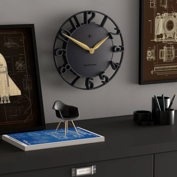 Newgate Time Traveller Open Skeleton Wall Clock Petrol Blue 35cm NG-TIMET-PEBL 4