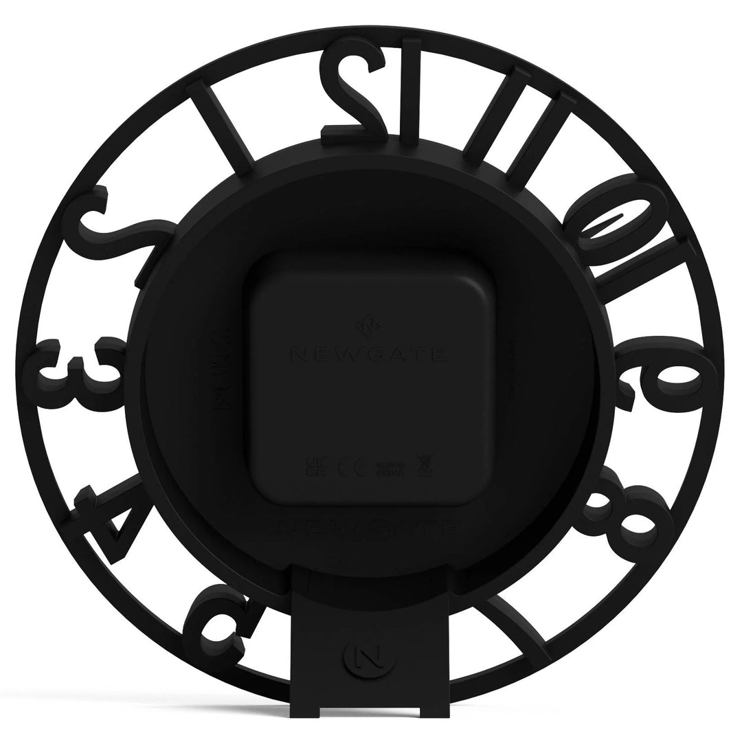 Newgate Timewarp Open Frame 3D Numerals Mantel Clock Black 18cm NG-MANTIMEW-K 7