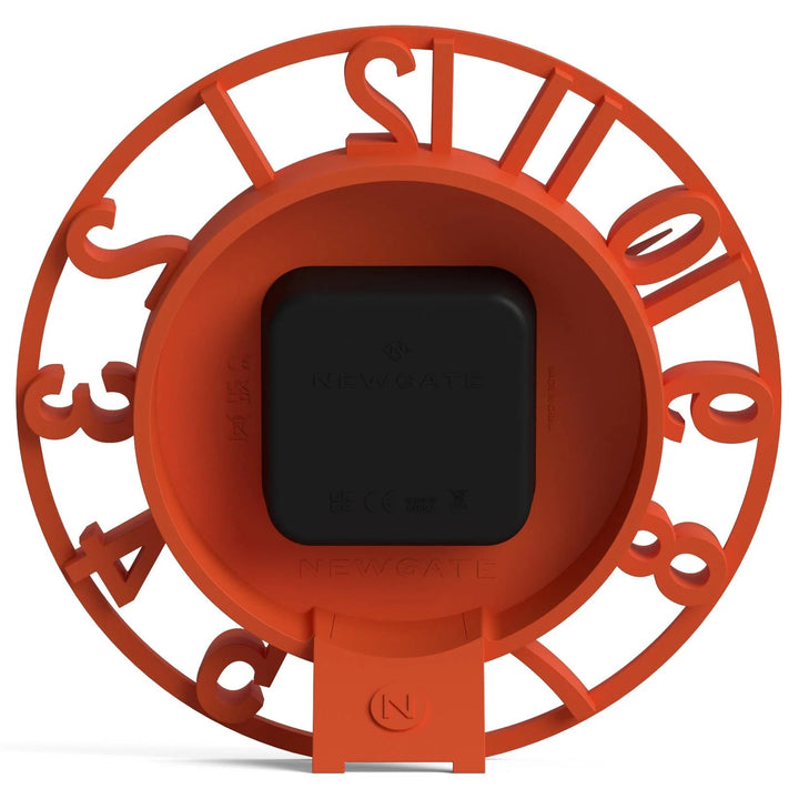 Newgate Timewarp Open Frame 3D Numerals Mantel Clock Orange 18cm NG-MANTIMEW-PO 7
