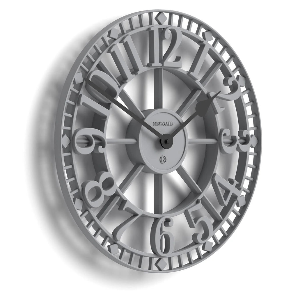 Newgate Warehouse Open Skeleton Wall Clock Clockwork Grey 40cm NG-WAREH-CGY 2