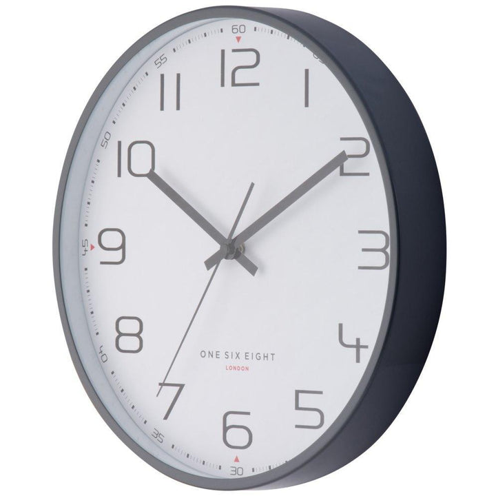 One Six Eight London Carmen Wall Clock Cool Grey 30cm 22114 2 #size_30cm