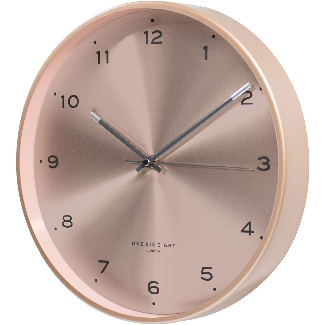 One Six Eight London Elsa Wall Clock Champagne Blush 40cm 23169 2