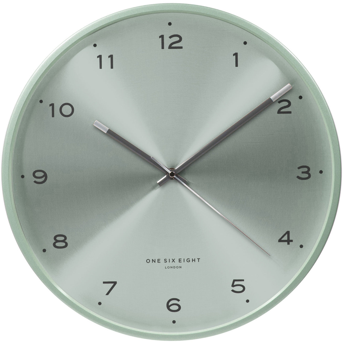One Six Eight London Elsa Wall Clock Sage Green 40cm 23167 1