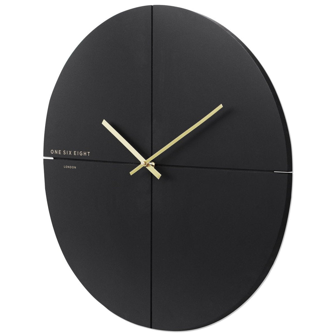 One Six Eight London Liam Minimal Wall Clock Charcoal Grey 60cm 23019L 2 #size_60cm
