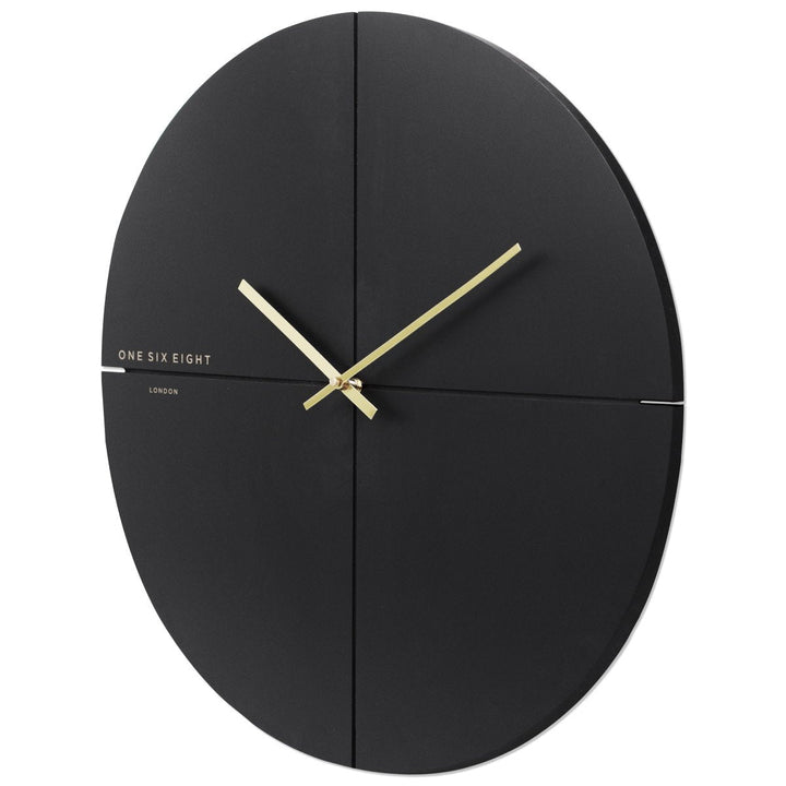 One Six Eight London Liam Minimal Wall Clock Charcoal Grey 60cm 23019L 2 #size_60cm