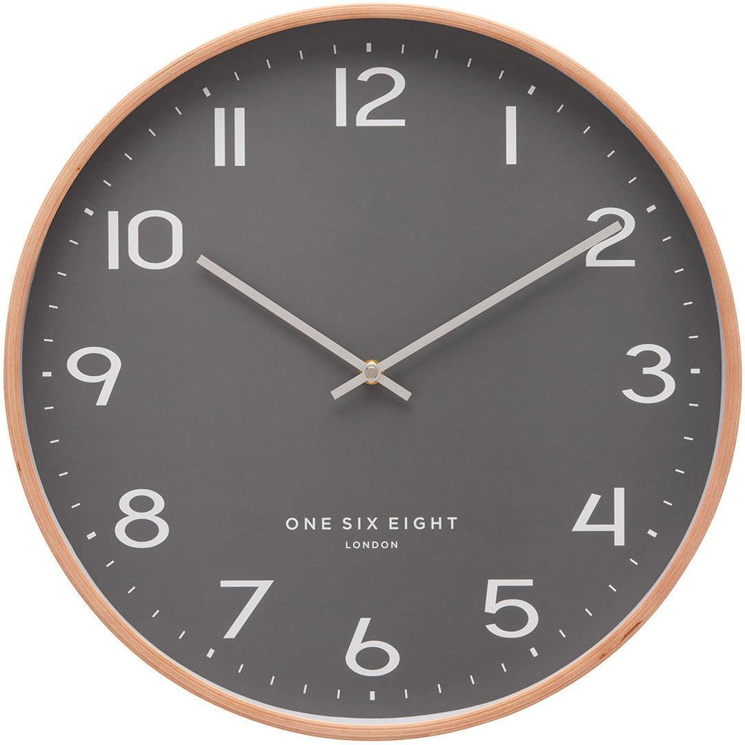 One Six Eight London Olivia Wall Clock Grey 53cm 23157 2 #size_53cm