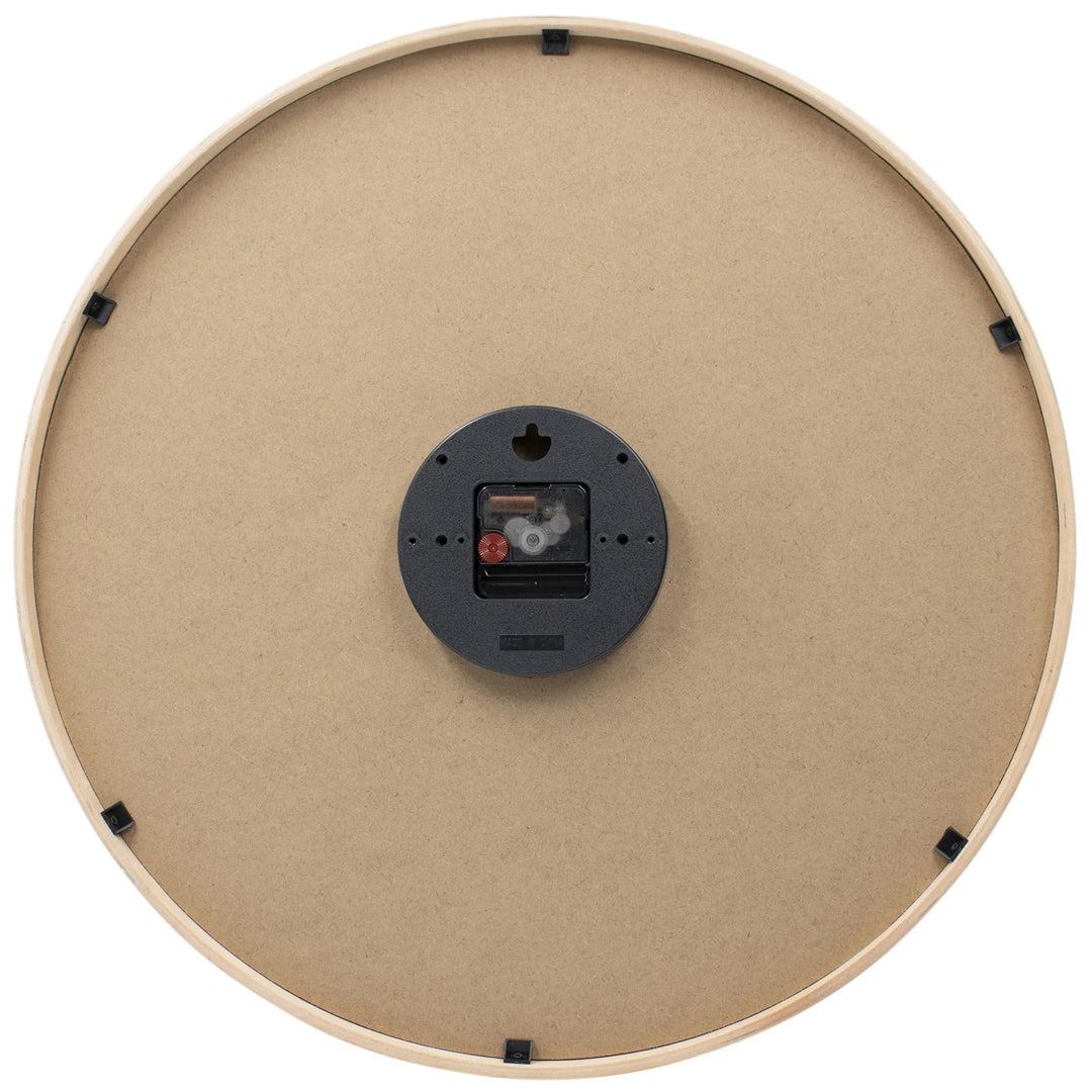 One Six Eight London Wallace Wooden Wall Clock Black 41cm 23221 3 #size_41cm