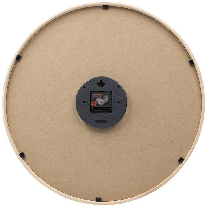 One Six Eight London Wallace Wooden Wall Clock Black 53cm 23220 3 #size_53cm