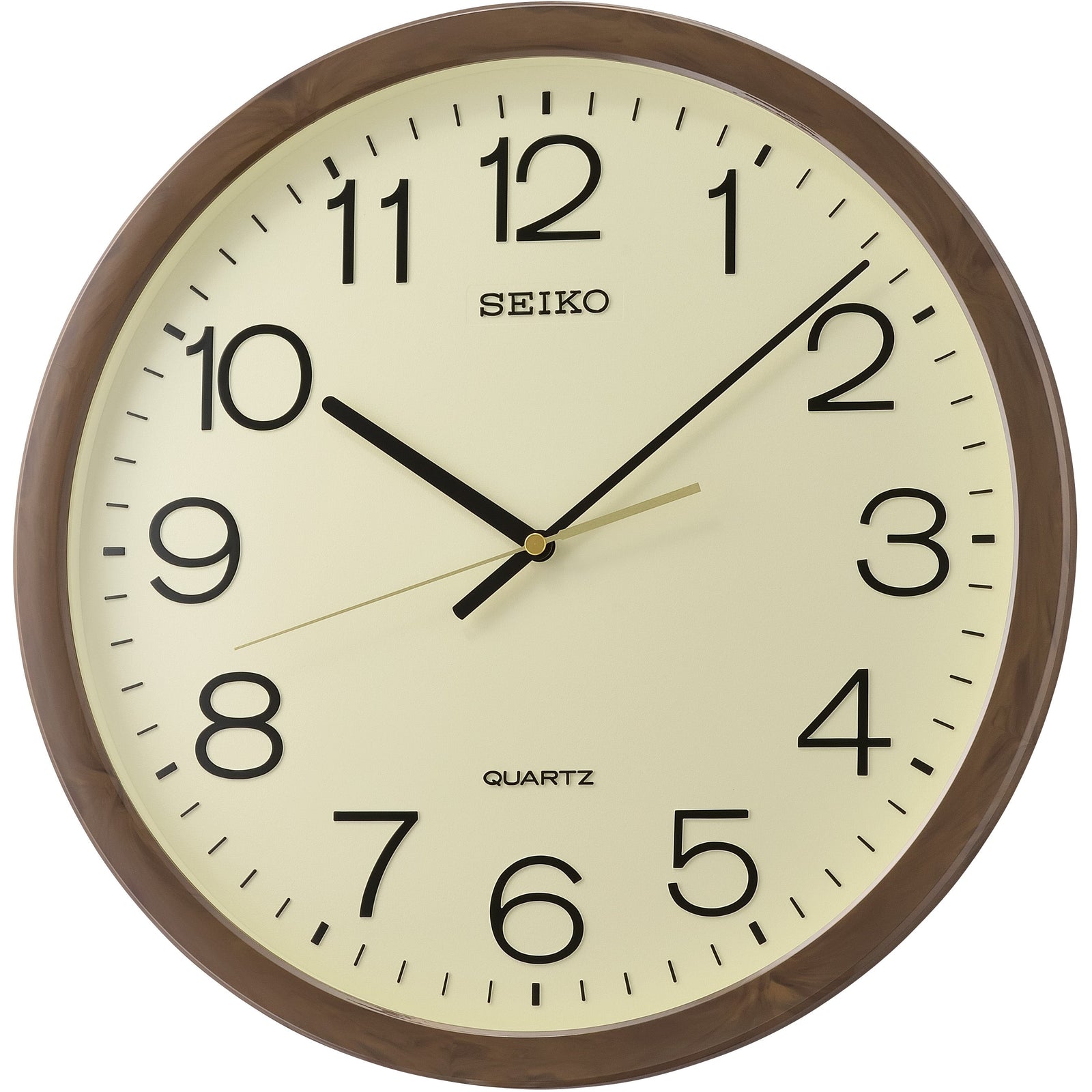 Seiko Harlow Wall Clock Brown Cream 40cm QXA806-B 1 #size_40cm