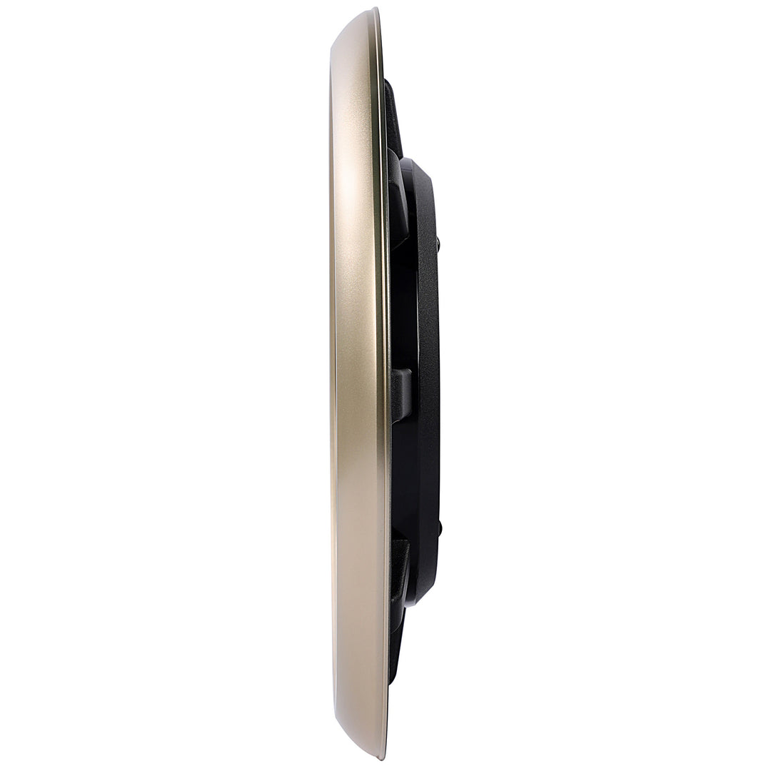 Seiko Lunovia Gold Accent Wall Clock Black 33cm QHA018-G 2