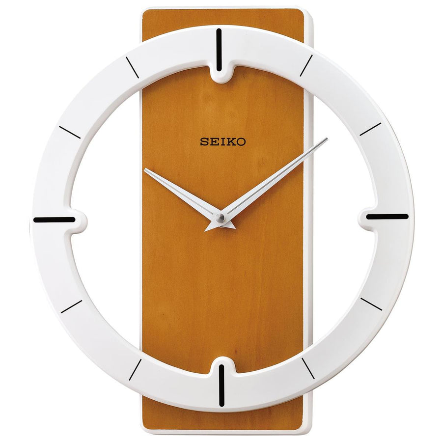 Seiko Noah Wall Clock Light Brown 33cm QXA774-B 1