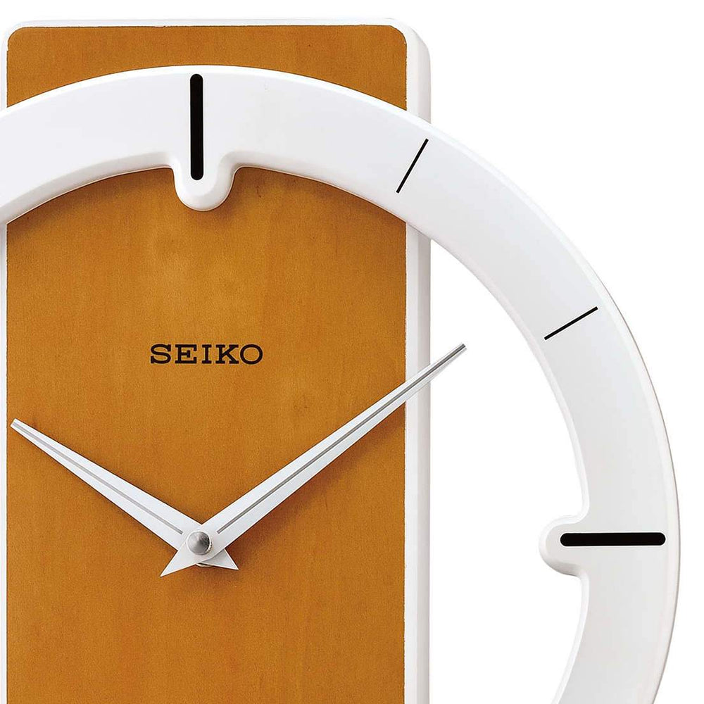 Seiko Noah Wall Clock Light Brown 33cm QXA774-B 2