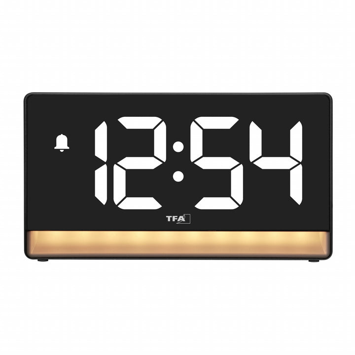 TFA Aura USB Powered LED Mood Light Alarm Clock 17cm 60.2051.01 13