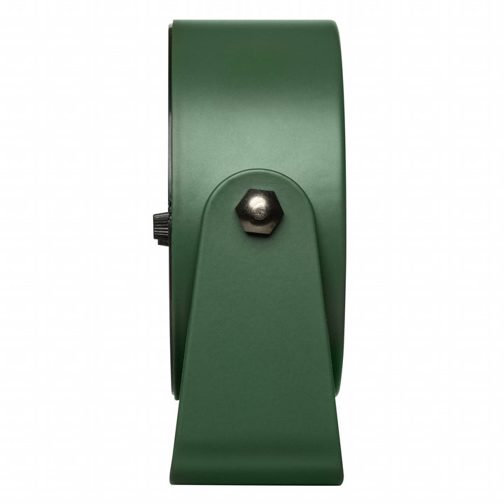 TFA Azure Analogue Rotating Stand Metal Alarm Clock Green 10cm 60.1042.04 3