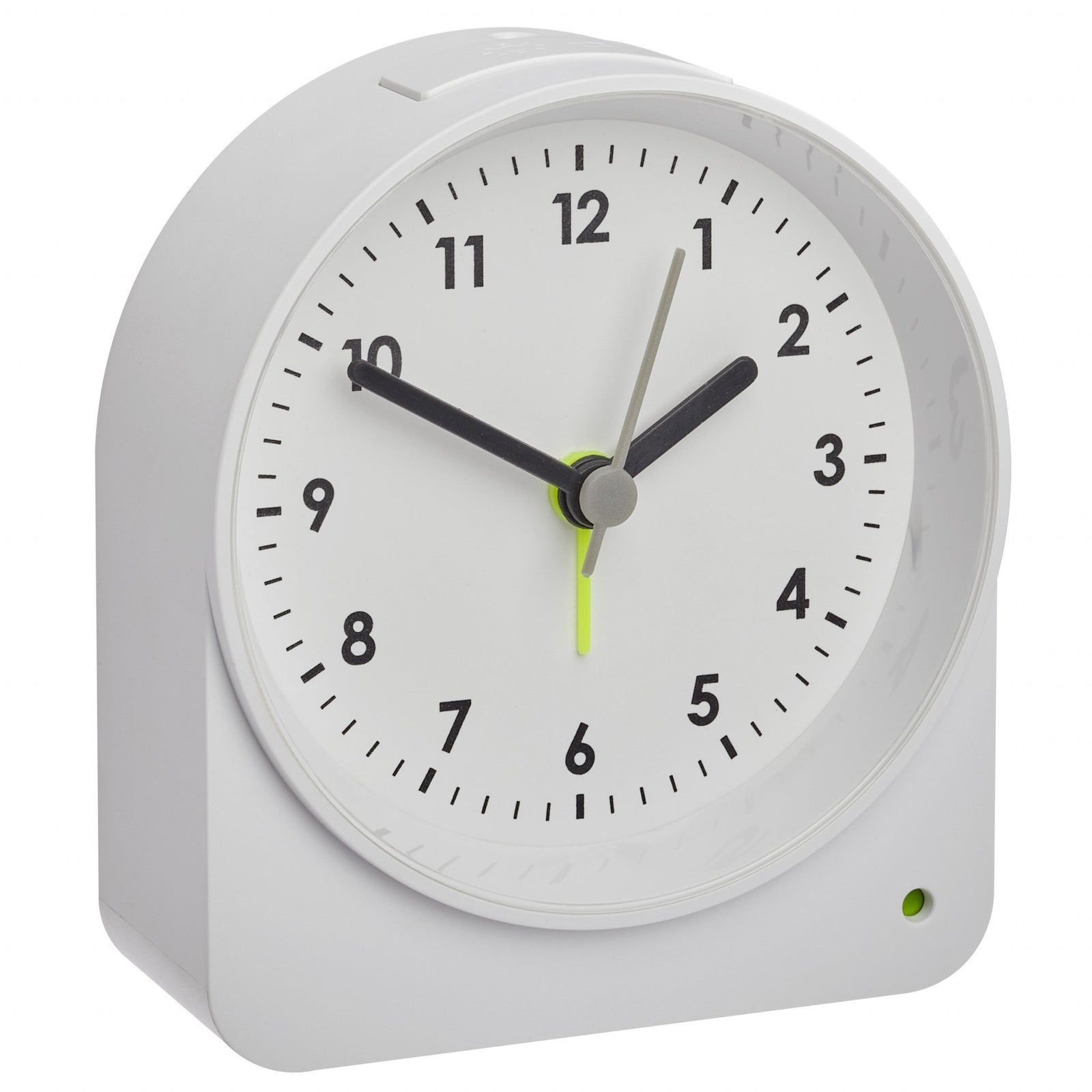 TFA Germany Blanca Analog Auto Night Light Alarm Clock White 10cm 60.1041.02 1