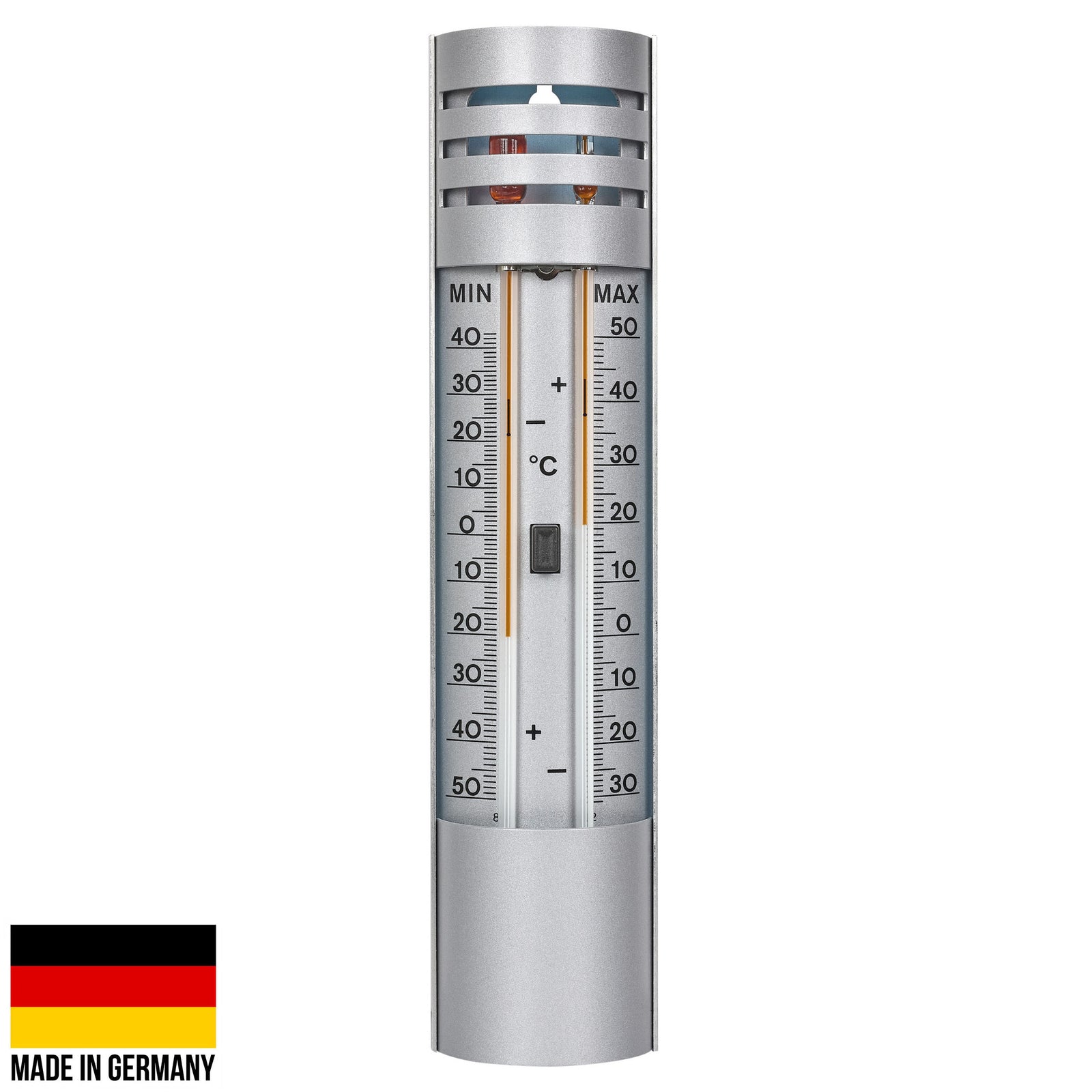 TFA Germany Maxima Minima Aluminium Outdoor Weatherproof Thermometer 22cm 10.2007 1