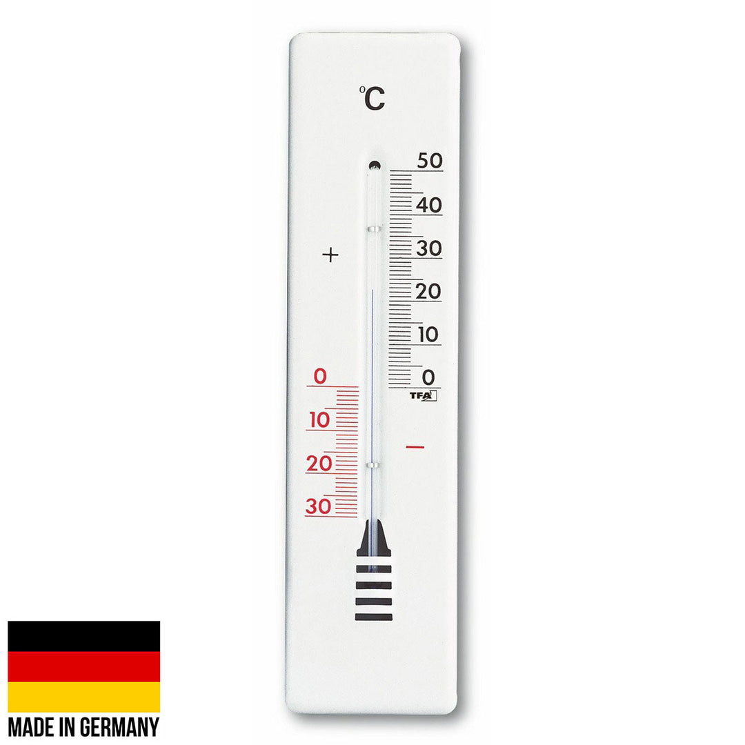 TFA Germany Mendel Metal Outdoor Weatherproof Thermometer White 22cm 12.2009 1