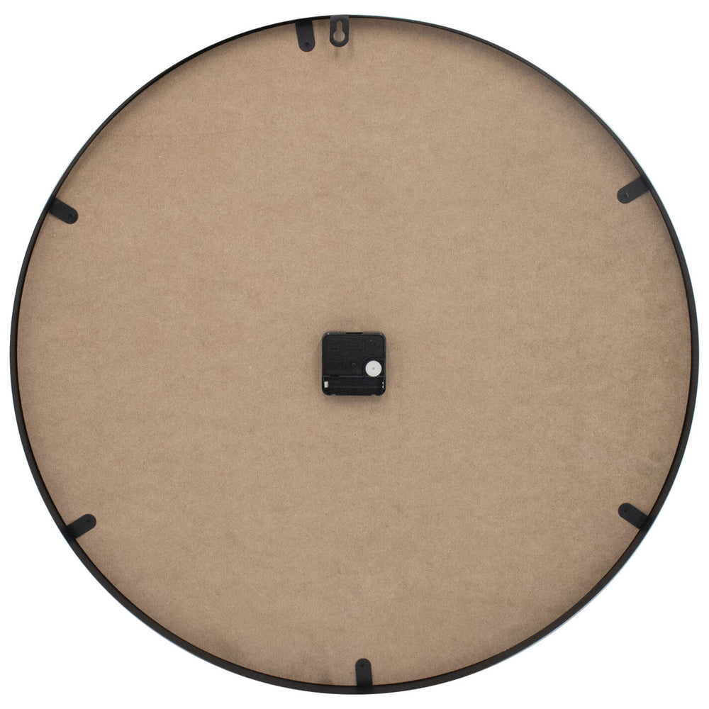 Toki Brandon Wood Panels Style Wall Clock 60cm 24027 2