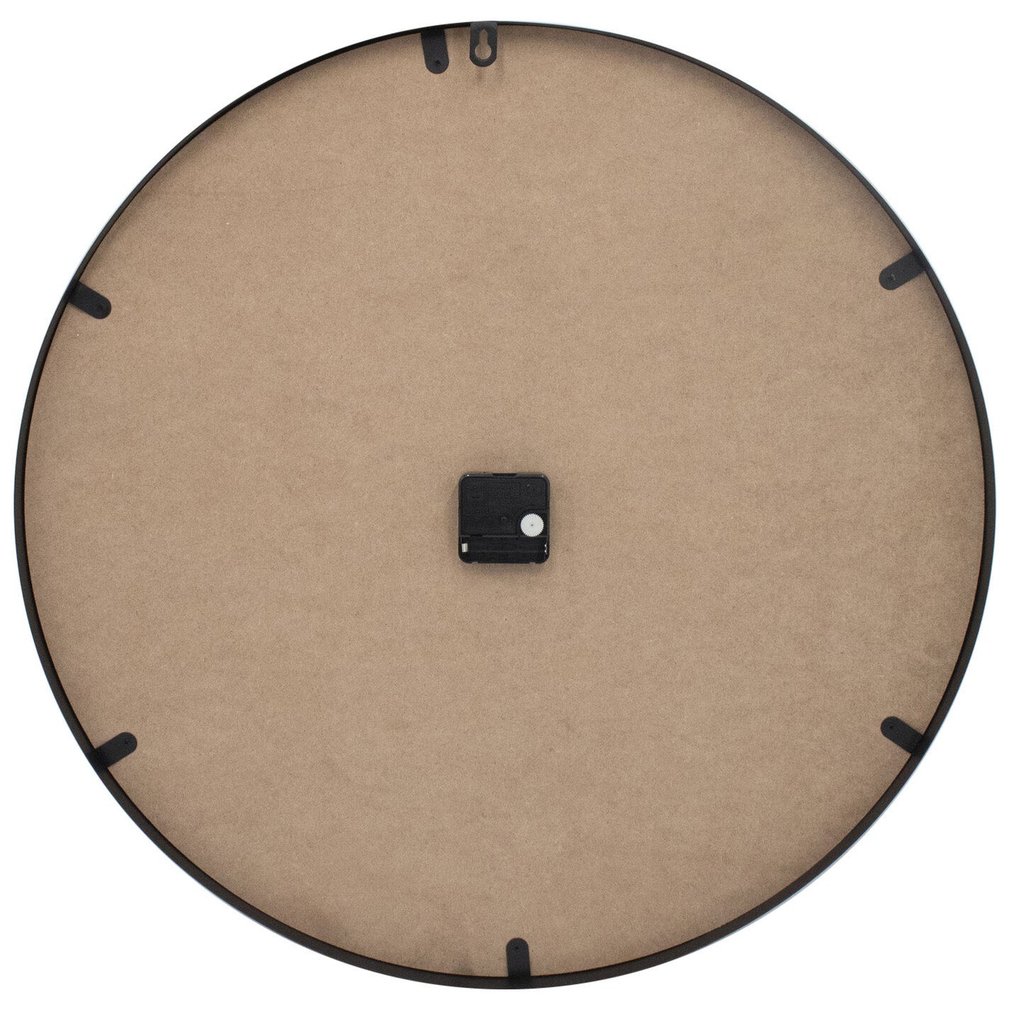 Toki Brandon Wood Panels Style Wall Clock 60cm 24027 2