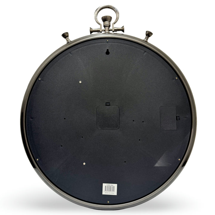 Victory Ambrose FOB Pocket Watch Metal Moving Gears Wall Clock 60cm CCM-1844 5