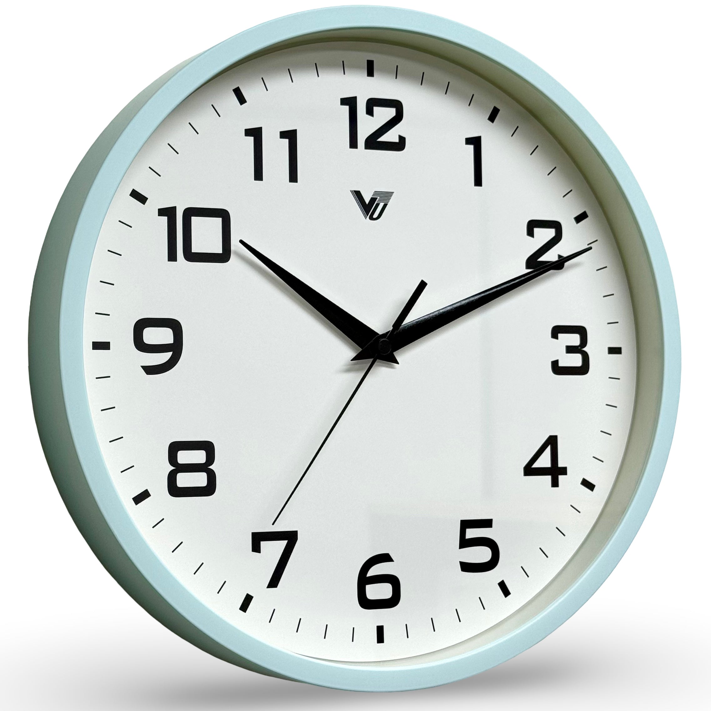 Buy Blakely Modern Classic Wall Clock Light Green 30cm Online – Oh Clocks