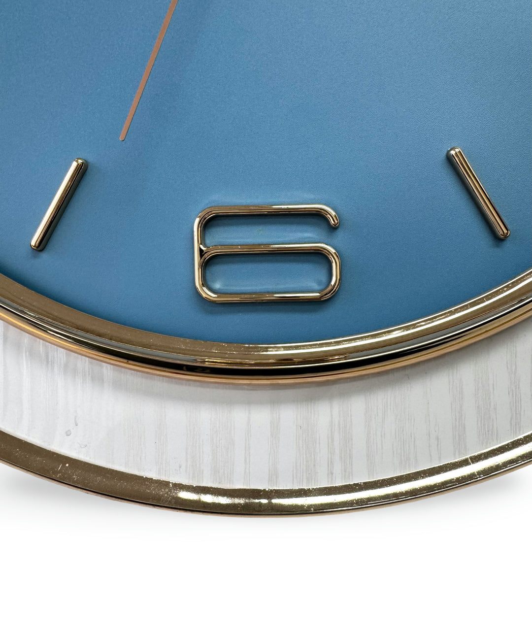 Victory Laney Modern Quarter Numbers Wall Clock Blue 39cm CCJ-6819BL 5