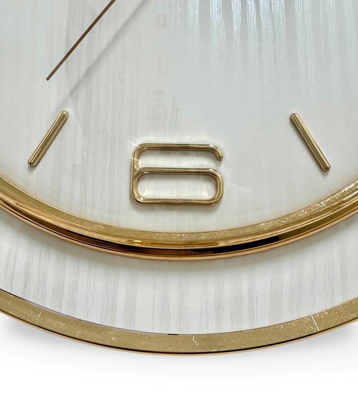 Victory Laney Modern Quarter Numbers Wall Clock White 39cm CCJ-6819WT 5