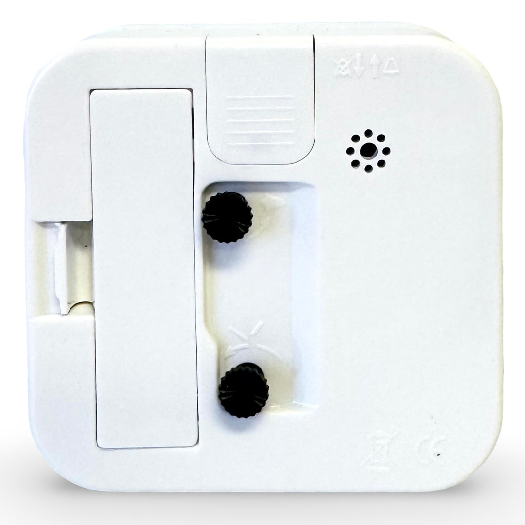 Victory Lester Luminous Cube Alarm Clock White 9cm TCG-8680WT 6