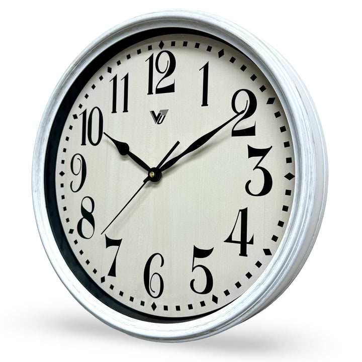 Victory Marlowe Classic Wall Clock White 41cm CJH-6203WT 3