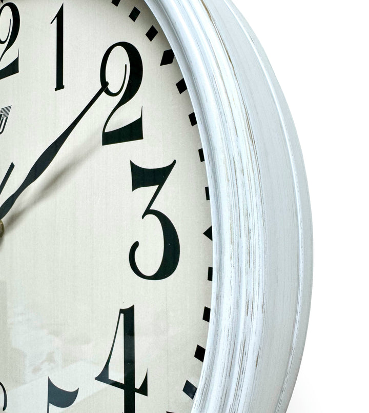 Victory Marlowe Classic Wall Clock White 41cm CJH-6203WT 4