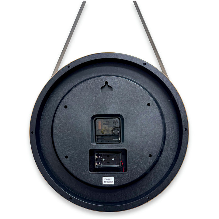 Victory Orla Gold Glitter Moving Gears Leather Strap Wall Clock 79cm CBL-6811 8