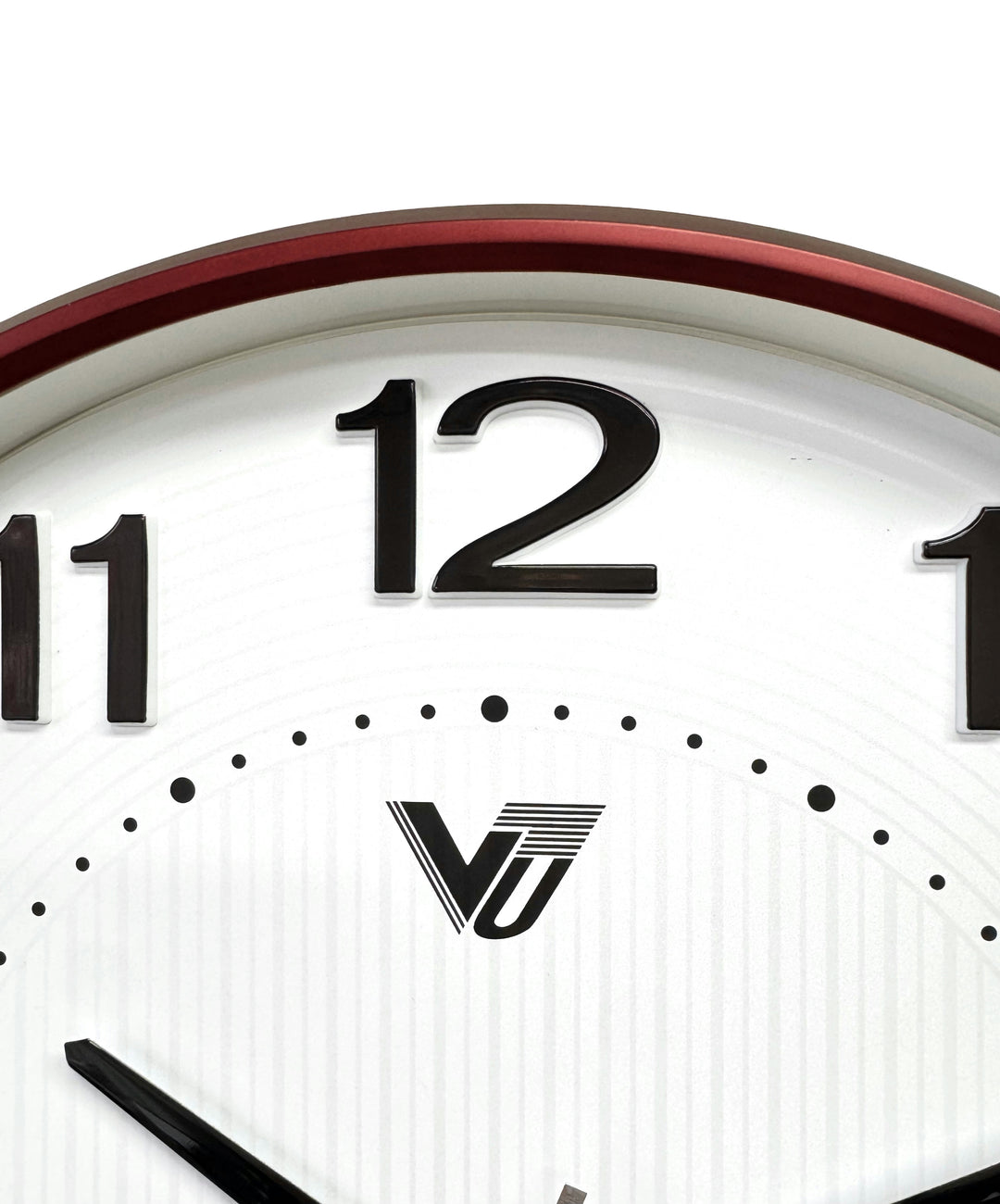 Victory Resty Pinstripe 3D Number Wall Clock Brown 39cm CBL-6844 5