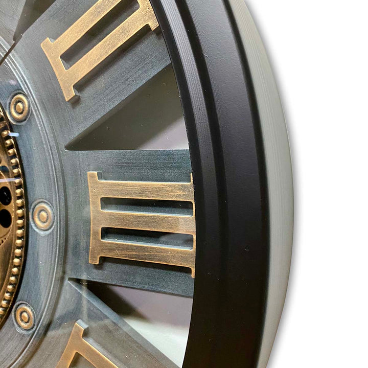 Victory Themis Metal Moving Gears Wall Clock 72cm CCM-1722 3
