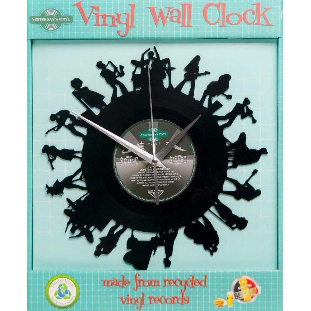 Yesterdays Vinyl Music Band Wall Clock 30cm 3315002 2